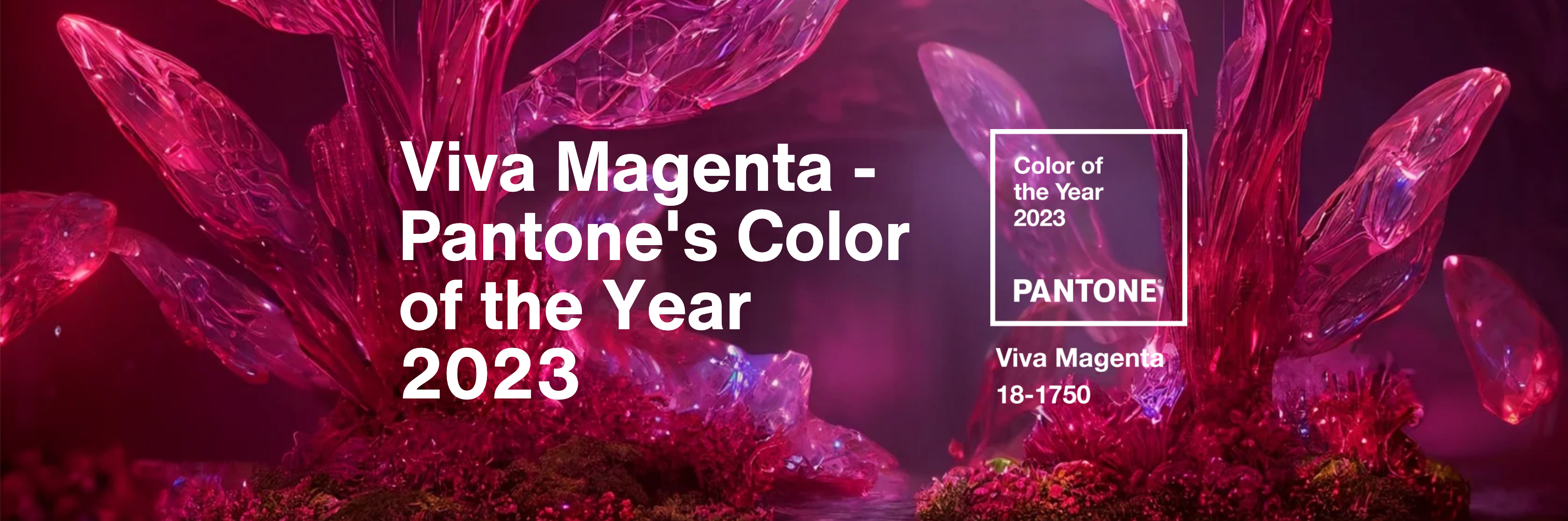 Viva Magenta Print, Color of the Year 2023, Modern Wall Art